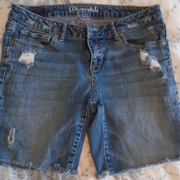 Aeropostale Pants - 💥Aeropostale distressed Bermuda jean shorts. 99